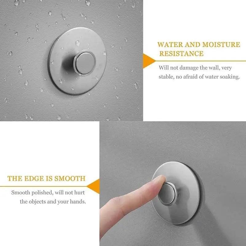 Nouveau 1PC Porte-savon magnétique sans outil antirouille Support d'éponge Porte-plat Porte-savon pour salle de bain lavabo maison Porte-savon fortement magnétique Porte-savon antirouille en acier inoxydable pour salle de bain et cuisine