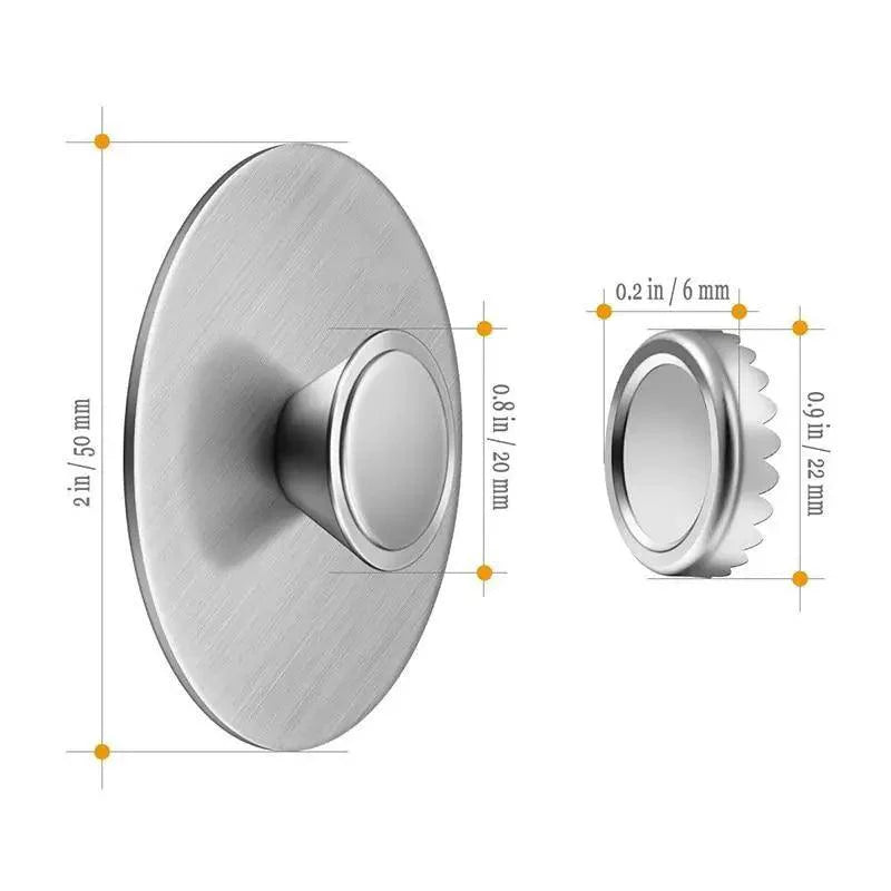 Nouveau 1PC Porte-savon magnétique sans outil antirouille Support d'éponge Porte-plat Porte-savon pour salle de bain lavabo maison Porte-savon fortement magnétique Porte-savon antirouille en acier inoxydable pour salle de bain et cuisine