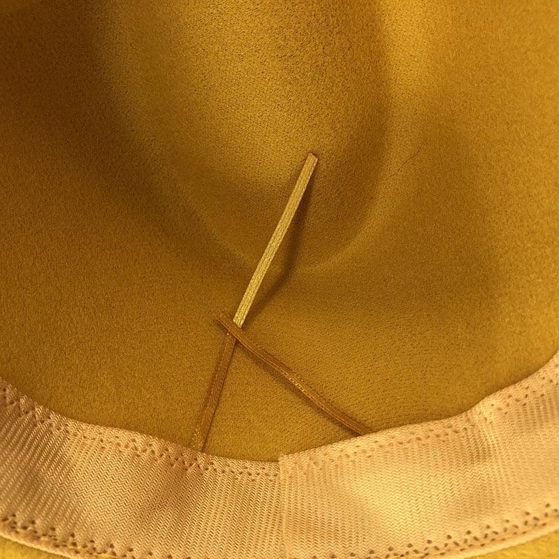 Nouveau chapeau Fédora Unisexe en Laine Réglable, Chapeau Fédora de Luxe à Bord Large, Chapeau Souple Élégant pour Homme, Chapeau d'Hiver et d'Automne Confortable et Doux à Bord Large, Chapeau d'Extérieur à Bord Large avec Sangle