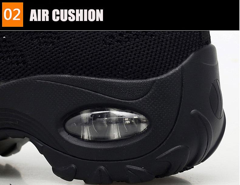 Nouvelles Chaussures Plates à Coussin d'Air pour Femmes Baskets en Maille Respirantes pour Femmes Chaussures Décontractées Rehaussées Chaussures à Coussin d'Air pour Femmes Baskets en Maille Respirantes Chaussures Plates pour Femmes
