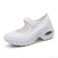Nouvelles Chaussures Plates à Coussin d'Air pour Femmes Baskets en Maille Respirantes pour Femmes Chaussures Décontractées Rehaussées Chaussures à Coussin d'Air pour Femmes Baskets en Maille Respirantes Chaussures Plates pour Femmes