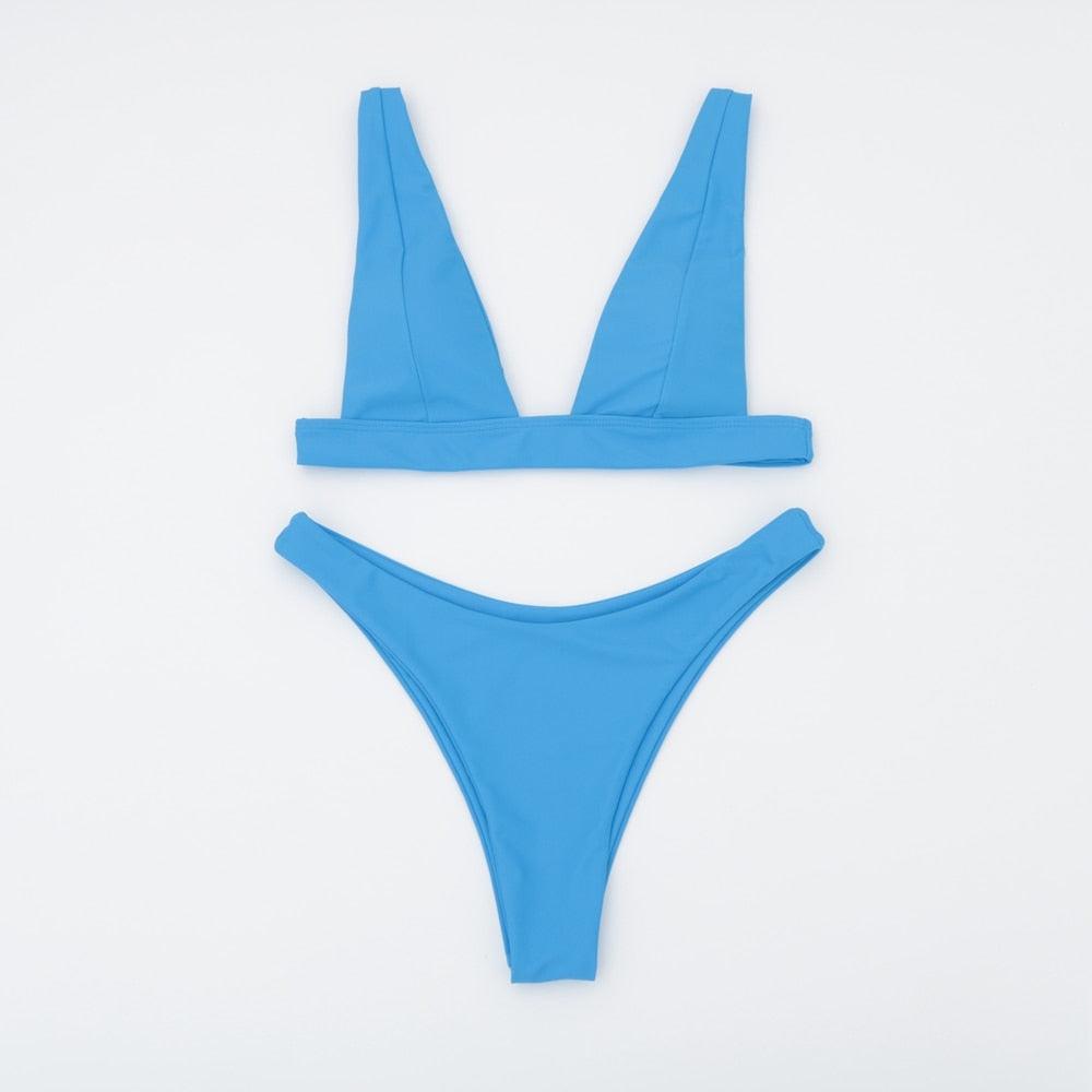 Nouveau Maillot de Bain Bikini Solide Femme Maillot de Bain Push Up Ensemble Bikini Maillot de Bain Été Vêtements de Plage Maillot de Bain Deux Pièces Maillots de Bain Vêtements de Plage Pour Maillot de Bain