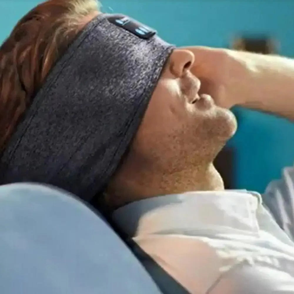 Nouveau casque Bluetooth sans fil bandeau de sport doux et élastique confortable pour la musique du sommeil haut-parleurs de casque