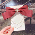 Nouvelles Barrettes à Perles et Nœuds pour Femmes, Épingles à Cheveux en Strass à Ressort, Pinces à Cheveux en Ruban, Bandeaux, Coiffes pour Queues de Cheval, Accessoires pour Cheveux de Mariage pour Mariées et Demoiselles d'Honneur