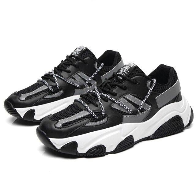 Nouvelles chaussures de sport décontractées pour hommes, à la mode, en maille résistante à l'usure, respirantes, pour le basketball, à lacets, confortables, avec amorti antichoc, pour la course à pied, la gym, la marche sportive, antidérapantes.