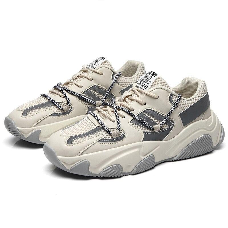 Nouvelles chaussures de sport décontractées pour hommes, à la mode, en maille résistante à l'usure, respirantes, pour le basketball, à lacets, confortables, avec amorti antichoc, pour la course à pied, la gym, la marche sportive, antidérapantes.