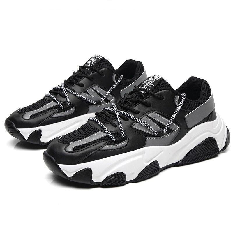 Nouvelles chaussures de sport décontractées pour hommes, à la mode, en maille résistante à l'usure, respirantes, pour le basketball, à lacets, confortables, avec amorti antichoc, pour la course à pied, la gym, la marche sportive, antidérapantes.