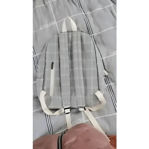 Nouveau sac à dos décontracté pour femmes et filles Sac à dos élégant à rayures pour adolescentes