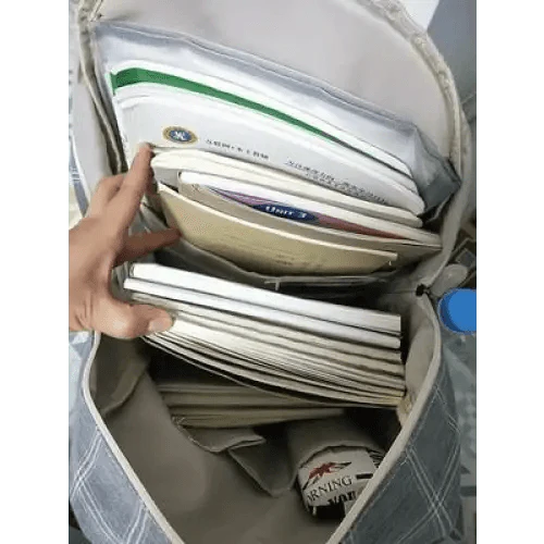 Nouveau sac à dos décontracté pour femmes et filles Sac à dos élégant à rayures pour adolescentes