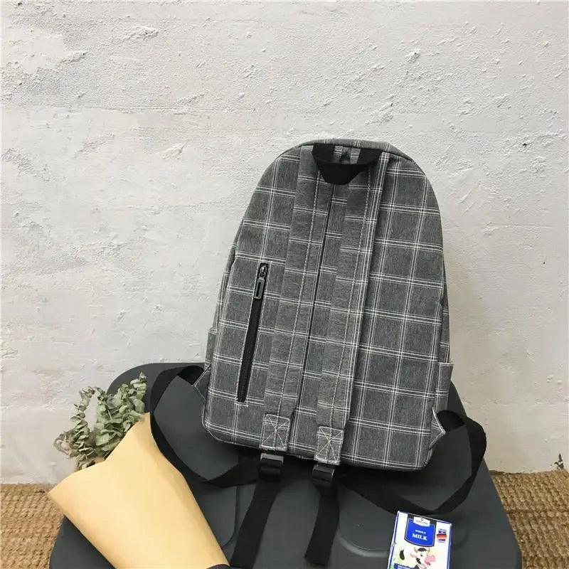 Nouveau sac à dos décontracté pour femmes et filles Sac à dos élégant à rayures pour adolescentes