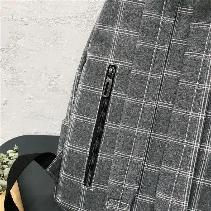 Nouveau sac à dos décontracté pour femmes et filles Sac à dos élégant à rayures pour adolescentes