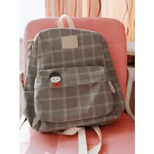Nouveau sac à dos décontracté pour femmes et filles Sac à dos élégant à rayures pour adolescentes