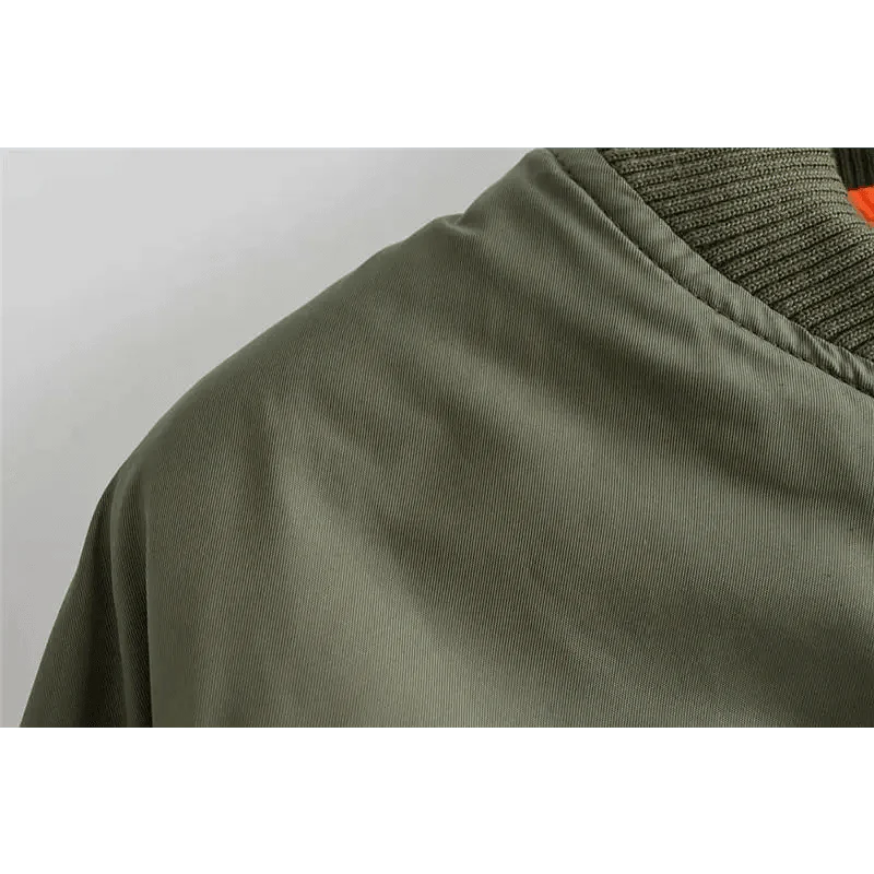 Nouveau design classique automne hiver, courtes vestes vertes pour femmes, blouson aviateur zippé à manches longues, manteau pour femme