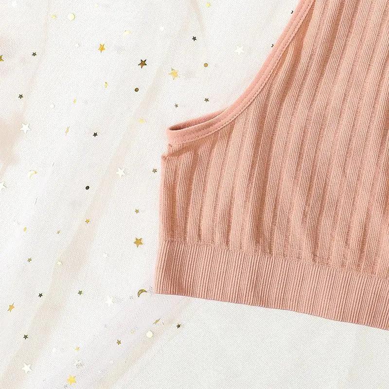 Nouveaux soutiens-gorge de sport confortables sans coutures pour femmes et jeunes filles, haut brassière féminine, sous-vêtements sexy pour femmes avec décolleté en V profond, sans dos