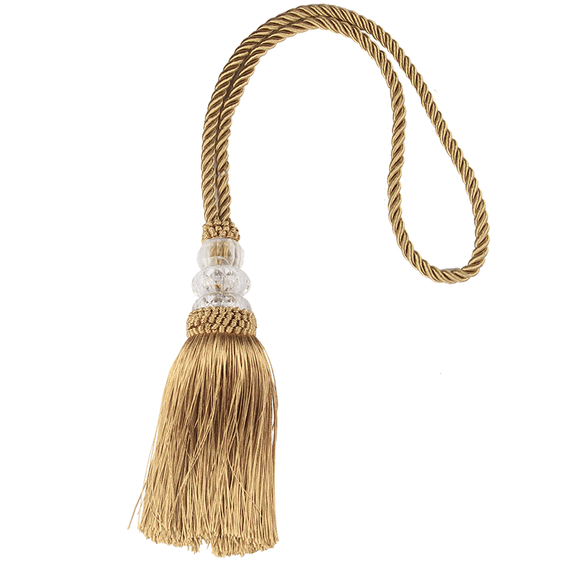 Nouveau Embrasse de Rideau à Paillettes de Cristal avec Gland Attache de Rideau Décorative Cordon de Décoration Maison pour Rideaux Boucle Corde Accessoires de Chambre Style Européen Embrasse de Rideau Haut de Gamme Corde à Gland Retenue 50cm
