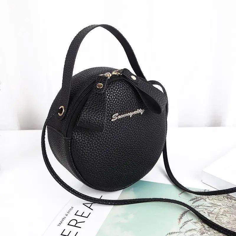 Petit sac rond pour femmes et filles, à la mode, à bandoulière, pour téléphone portable, sacoche, cadeaux.