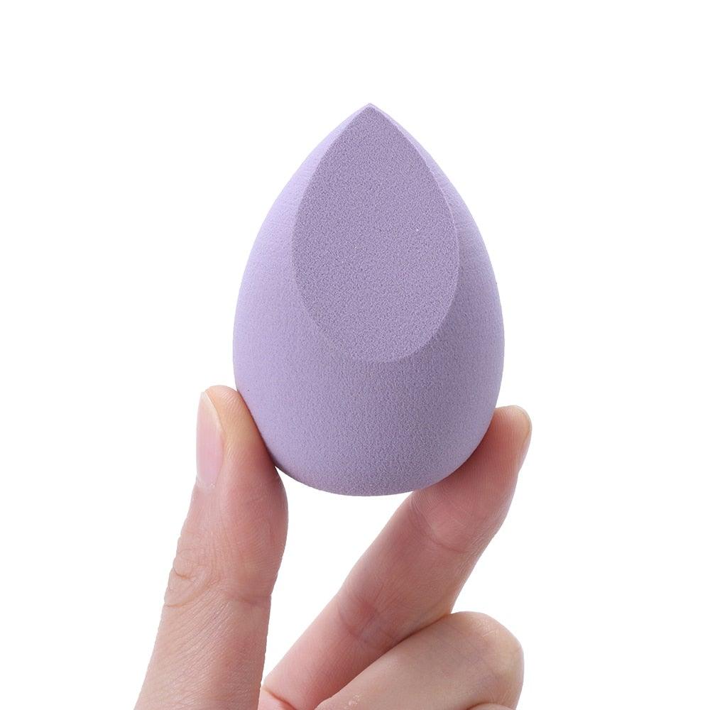 Nouvelles éponges de maquillage de différentes tailles, applicateur de poudre cosmétique, outils de beauté pour le fard à joues, avec boîte de rangement, design doux et luxueux pour femmes