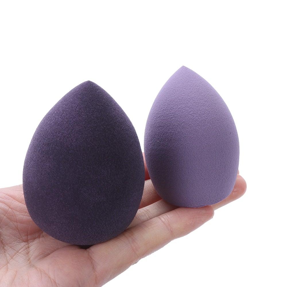 Nouvelles éponges de maquillage de différentes tailles, applicateur de poudre cosmétique, outils de beauté pour le fard à joues, avec boîte de rangement, design doux et luxueux pour femmes