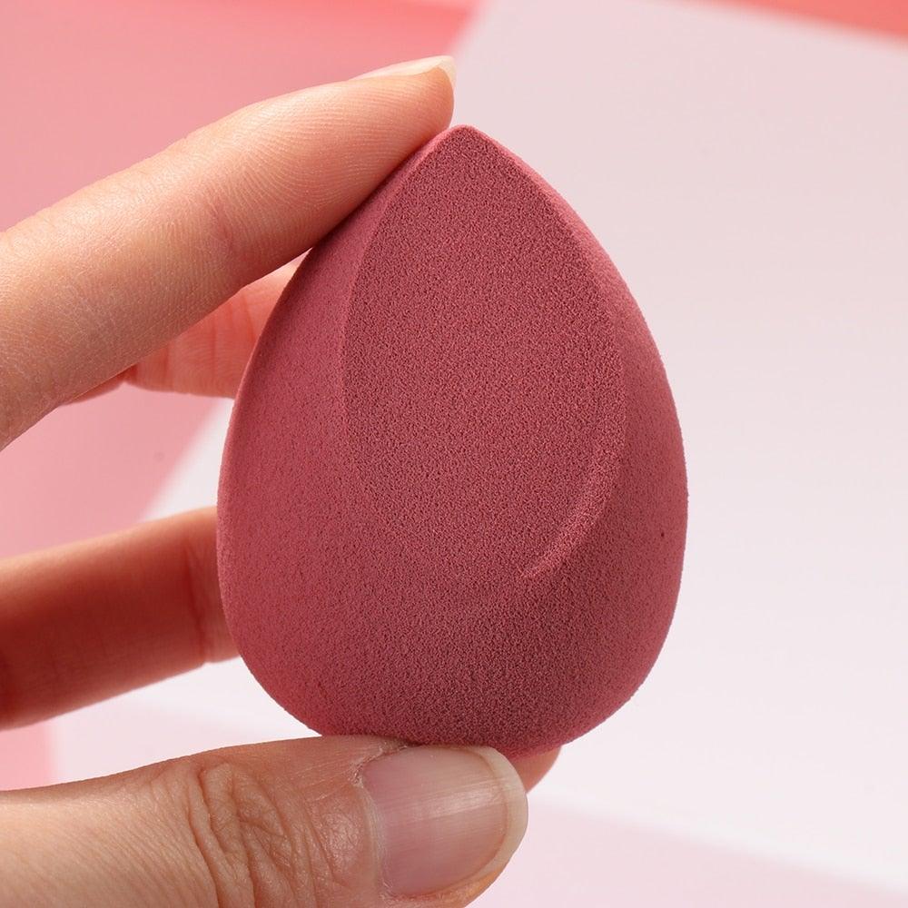 Nouvelles éponges de maquillage de différentes tailles, applicateur de poudre cosmétique, outils de beauté pour le fard à joues, avec boîte de rangement, design doux et luxueux pour femmes