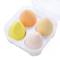 Nouvelles éponges de maquillage de différentes tailles, applicateur de poudre cosmétique, outils de beauté pour le fard à joues, avec boîte de rangement, design doux et luxueux pour femmes