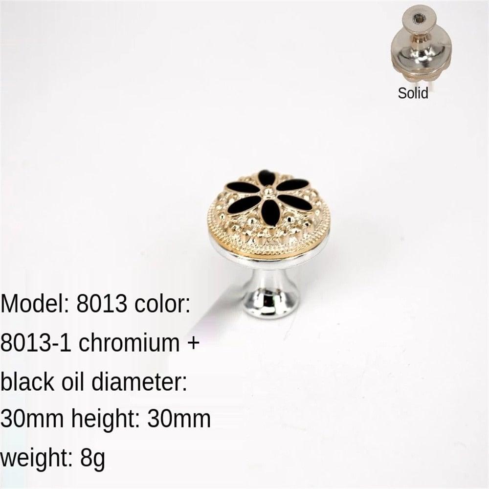 Nouvelles poignées de porte Poignées de meubles Poignée de table basse Bouton de tiroir et d'armoire Accessoires de meubles de cuisine Boutons d'armoire Boutons de tiroir fleur Poignées