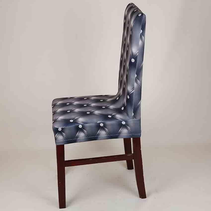Housse de chaise en fibre d'élasthanne extensible pour mariage, banquet, hôtel, antisalissure, pour bureau standard européen, amovible et lavable, protecteur de chaise de salle à manger pour hôtel, salle à manger, cérémonie, banquet, mariage