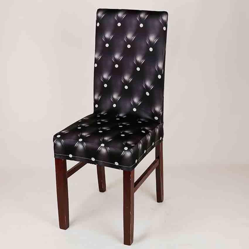 Housse de chaise en fibre d'élasthanne extensible pour mariage, banquet, hôtel, antisalissure, pour bureau standard européen, amovible et lavable, protecteur de chaise de salle à manger pour hôtel, salle à manger, cérémonie, banquet, mariage