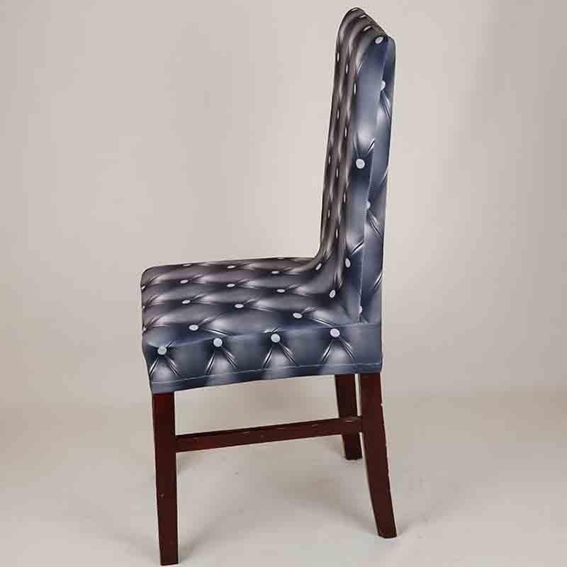 Housse de chaise en fibre d'élasthanne extensible pour mariage, banquet, hôtel, antisalissure, pour bureau standard européen, amovible et lavable, protecteur de chaise de salle à manger pour hôtel, salle à manger, cérémonie, banquet, mariage