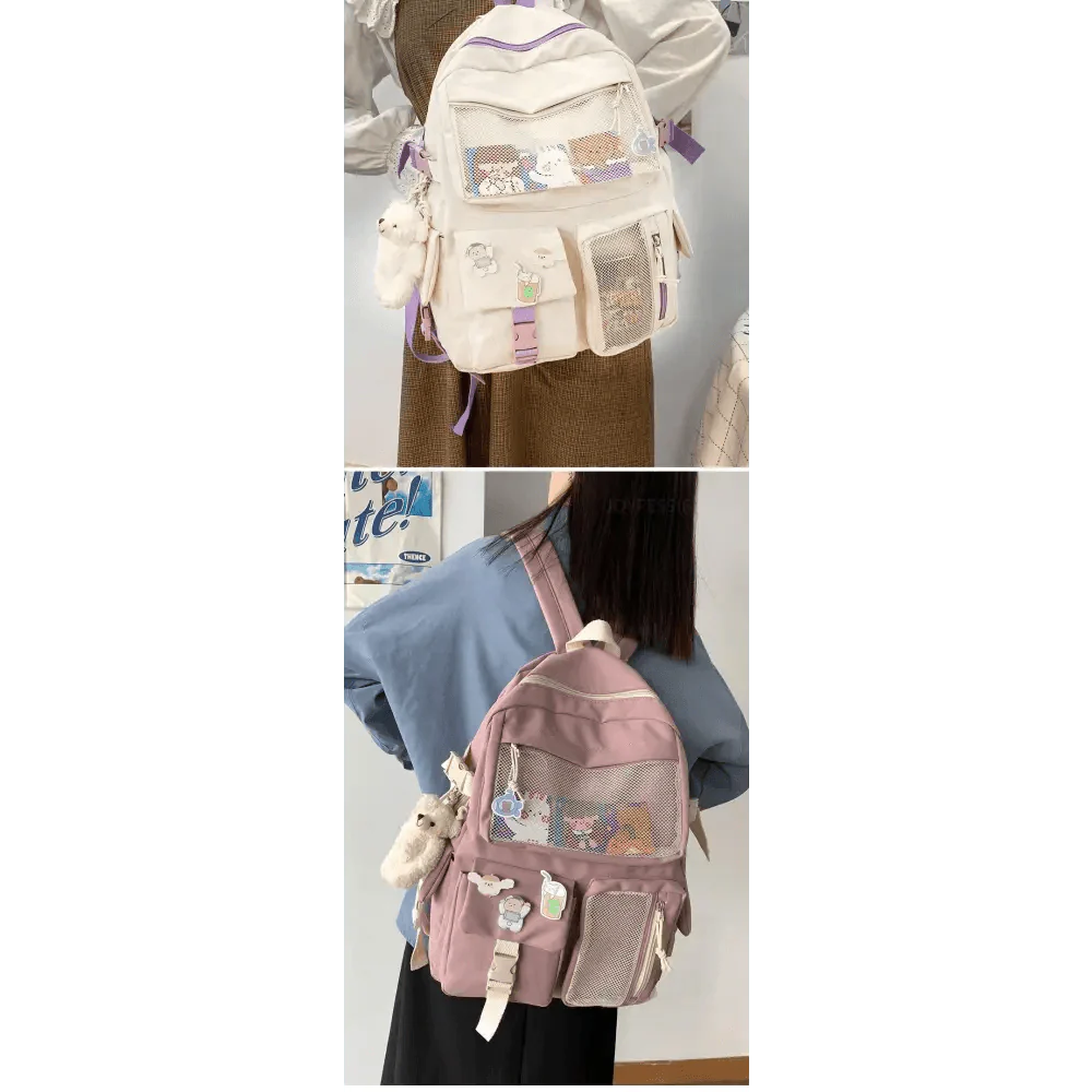 Nouveau sac à dos élégant et étanche pour femmes et étudiantes, sac d'école/de voyage mignon pour adolescentes