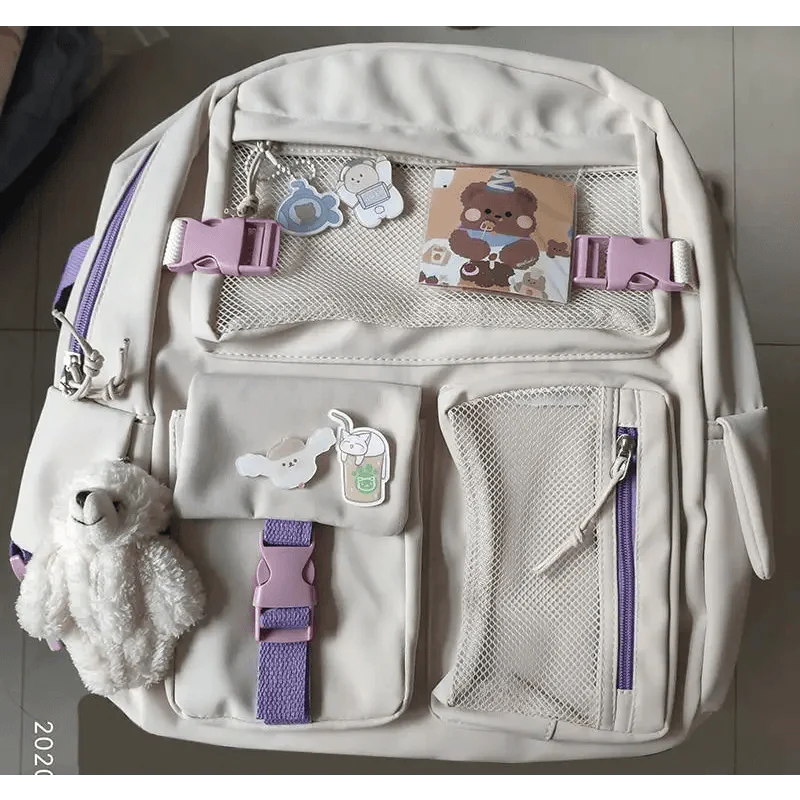 Nouveau sac à dos élégant et étanche pour femmes et étudiantes, sac d'école/de voyage mignon pour adolescentes