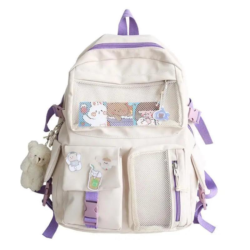 Nouveau sac à dos élégant et étanche pour femmes et étudiantes, sac d'école/de voyage mignon pour adolescentes