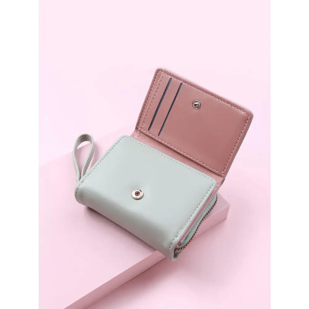 Nouveau portefeuille élégant pour femmes, porte-monnaie pour femmes et filles, joli porte-cartes, petit portefeuille pour femmes, pochette féminine.