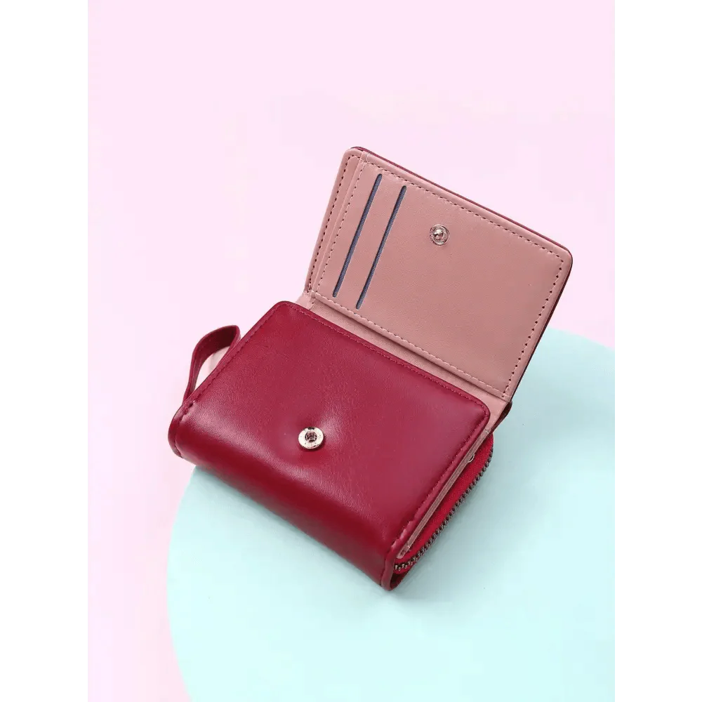 Nouveau portefeuille élégant pour femmes, porte-monnaie pour femmes et filles, joli porte-cartes, petit portefeuille pour femmes, pochette féminine.