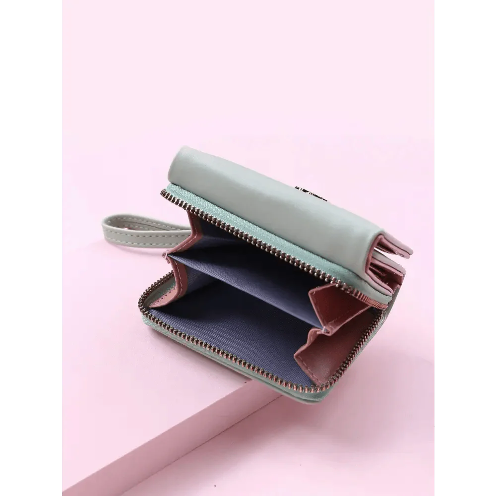 Nouveau portefeuille élégant pour femmes, porte-monnaie pour femmes et filles, joli porte-cartes, petit portefeuille pour femmes, pochette féminine.