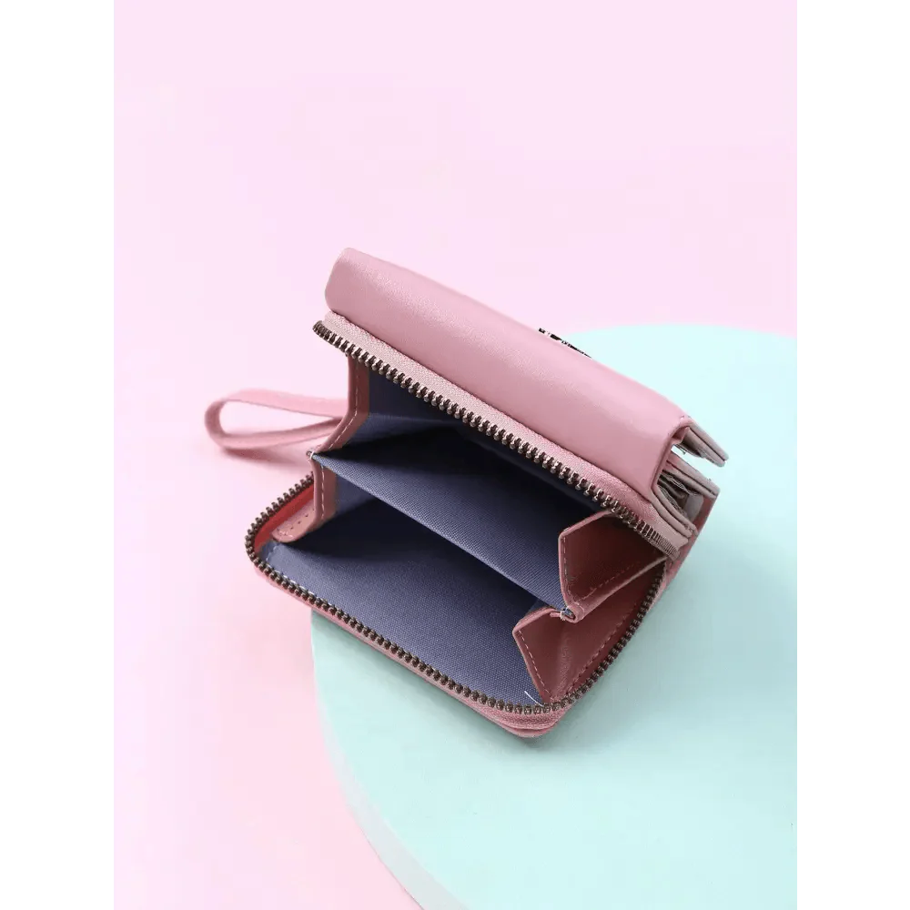 Nouveau portefeuille élégant pour femmes, porte-monnaie pour femmes et filles, joli porte-cartes, petit portefeuille pour femmes, pochette féminine.