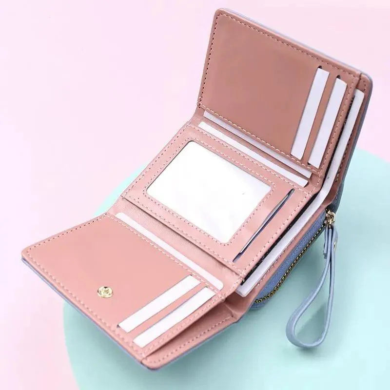 Nouveau portefeuille élégant pour femmes, porte-monnaie pour femmes et filles, joli porte-cartes, petit portefeuille pour femmes, pochette féminine.