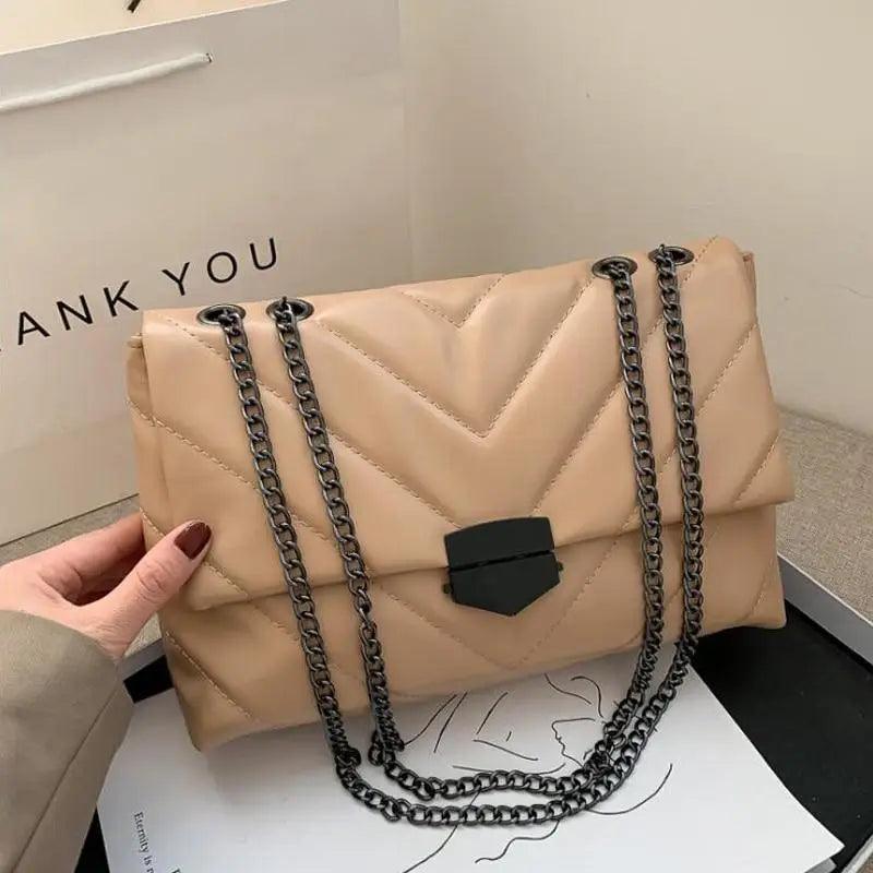 Nouveaux sacs à bandoulière décontractés de marque célèbre pour femmes, sac à bandoulière simple et tendance, sacs à main de styliste en cuir PU pour dames