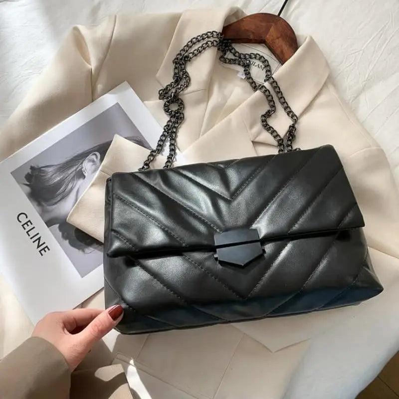 Nouveaux sacs à bandoulière décontractés de marque célèbre pour femmes, sac à bandoulière simple et tendance, sacs à main de styliste en cuir PU pour dames