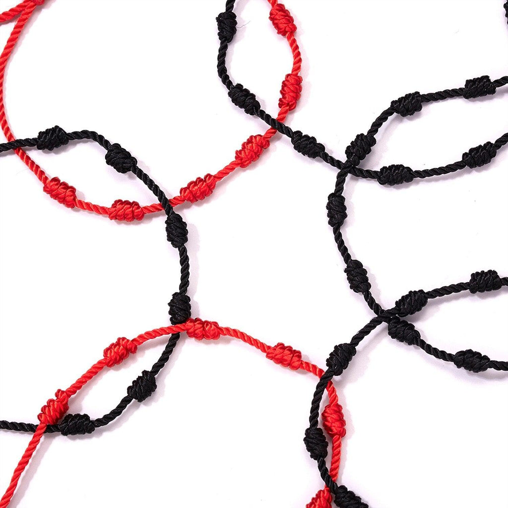 Nouveau Bracelet de Couple Tressé à la Main pour Femmes et Hommes, Charme Cœur Chanceux, Bracelets en Corde Réglables, Bracelet Cordon Rouge Tressé pour Hommes et Femmes