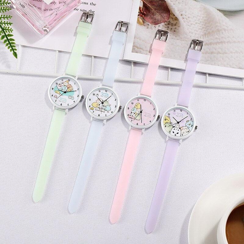 Nouvelle Montre de Sport Tendance Étudiant Montre Lumineuse Garçons Filles Enfants Montre Bracelet Silicone Enfant Montre-Bracelet Simple Extérieure Enfants Montres Colorées Garçons Filles