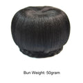 Nouveau chignon en faux cheveux synthétiques et frange, pièce de cheveux tressée résistante à la chaleur, chignon en forme de donut pour femmes, extension de cheveux à clipser pour chignons volumineux pour filles.