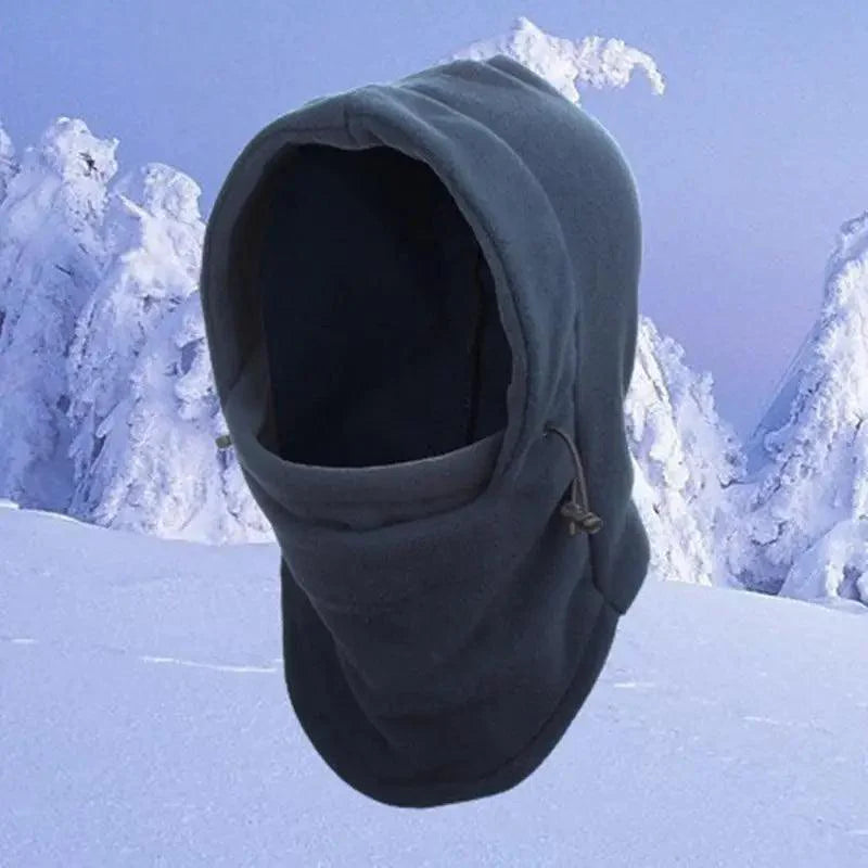 Nouvelle mode chaude casquette hiver hommes femmes chapeaux thermique polaire chapeau cagoule cou plus chaud randonnée écharpes