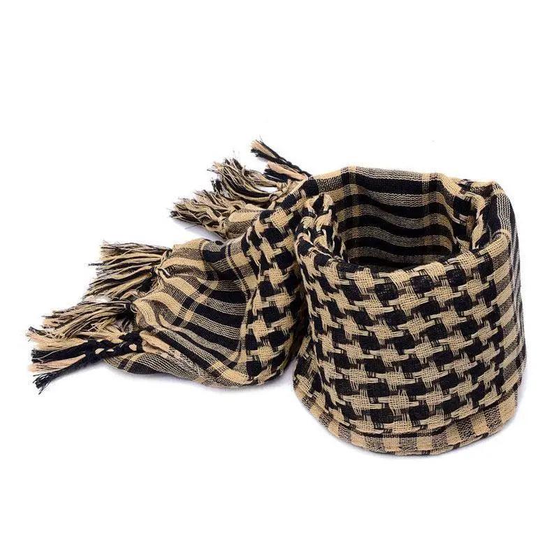 Nouvelle Écharpe Carrée Légère Tactique Militaire Arabe du Désert pour Homme, Tendance et d'Extérieur