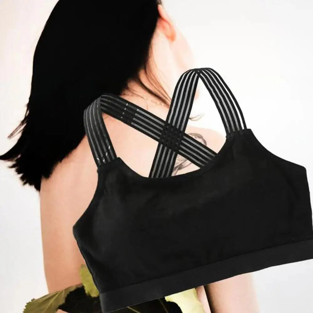 Nouveau Soutien-Gorge de Sport Sans Couture à la Mode pour Femmes, Haut de Fitness, Soutien-Gorge de Yoga de Gymnastique Antichoc, Soutien-Gorge de Sport Push-Up, Haut Court de Course, de Yoga et de Gymnastique, Soutien-Gorge d'Entraînement Respirant