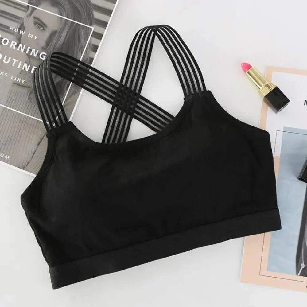 Nouveau Soutien-Gorge de Sport Sans Couture à la Mode pour Femmes, Haut de Fitness, Soutien-Gorge de Yoga de Gymnastique Antichoc, Soutien-Gorge de Sport Push-Up, Haut Court de Course, de Yoga et de Gymnastique, Soutien-Gorge d'Entraînement Respirant