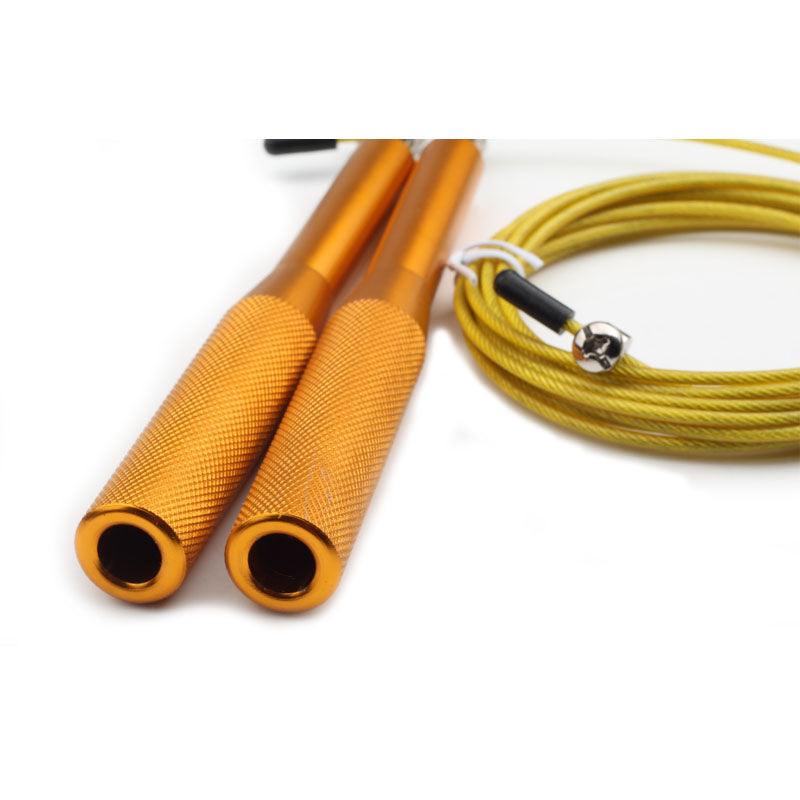 Nouvelles cordes à sauter de fitness Corde à sauter rapide en fil d'acier lourd Corde à sauter lestée avec roulement à billes à 360 degrés et poignée antidérapante en alliage d'aluminium pour l'entraînement de fitness à domicile