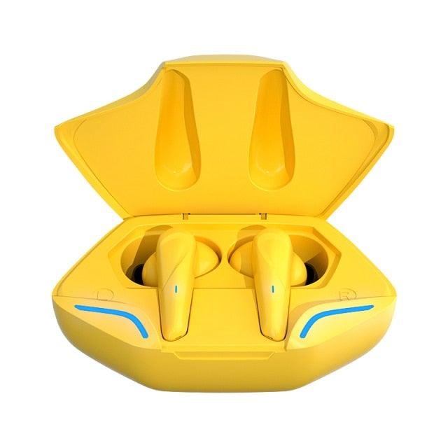Nouveaux écouteurs de jeu TWS 5.0 Casque sans fil Stéréo Écouteurs de sport Microphone avec boîtier de charge pour téléphone Bluetooth