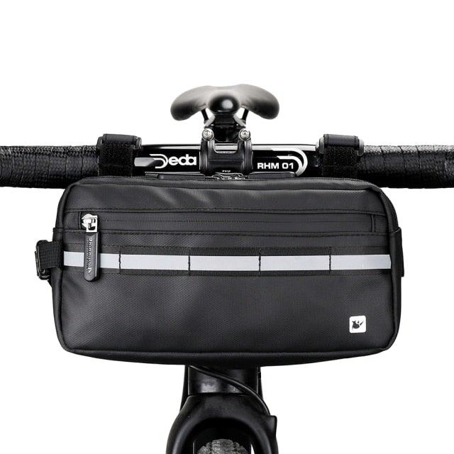 Nouveau Sac de Guidon Sacoches de Vélo Sacoche de Cadre Imperméable Multifonctionnel Sac à Bandoulière Portable Accessoires de Vélo Sac de Guidon Multifonctionnel Sacoche Avant de Vélo Étanche Sac à Bandoulière Sac à Main Sac Banane