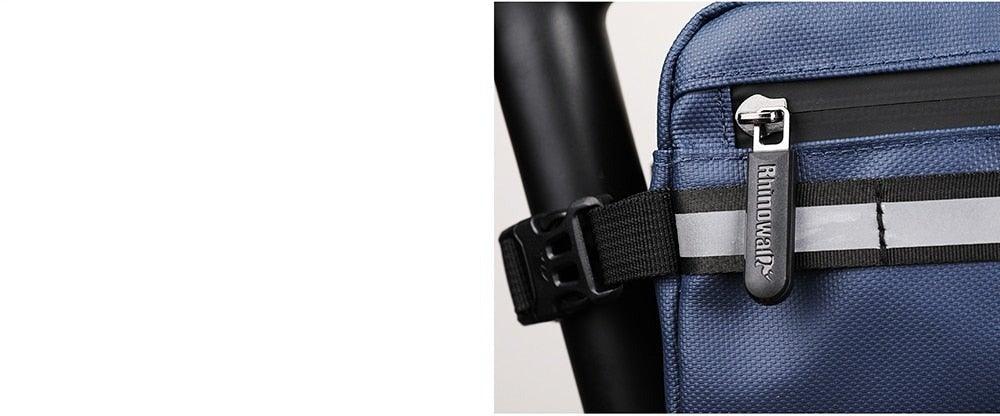 Nouveau Sac de Guidon Sacoches de Vélo Sacoche de Cadre Imperméable Multifonctionnel Sac à Bandoulière Portable Accessoires de Vélo Sac de Guidon Multifonctionnel Sacoche Avant de Vélo Étanche Sac à Bandoulière Sac à Main Sac Banane