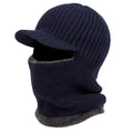 Nouveau bonnet cagoule en laine coupe-vent, doublure velours épaisse, capuche mode extérieure chaude, col bonnet d'hiver, casquettes de sport en plein air, bonnets chauds pour hommes, chapeaux tricotés, bandanas, randonnée, camping, cache-cou pour enfants